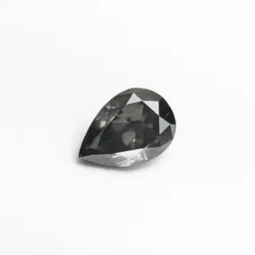 0.79ct 7.49x5.24x2.95mm SI2 Fancy Dark Grey Pear Brilliant 19923-02