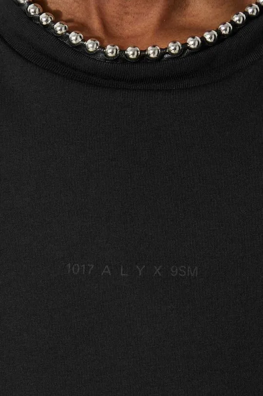 1017 ALYX 9SM cotton t-shirt black color smooth