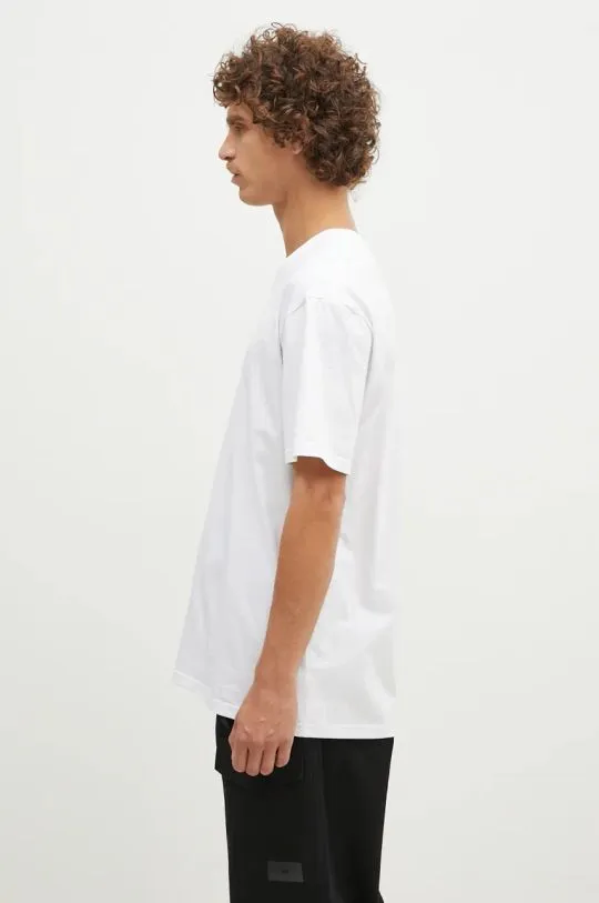 1017 ALYX 9SM cotton t-shirt Regular Fit Crewneck Tee men’s white color with an application AAMTS0484FA01