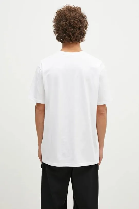 1017 ALYX 9SM cotton t-shirt Regular Fit Crewneck Tee men’s white color with an application AAMTS0484FA01