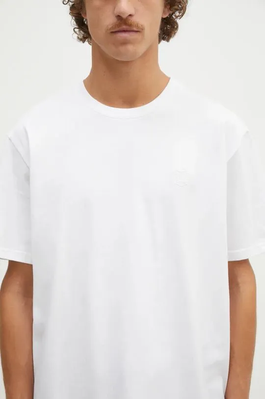 1017 ALYX 9SM cotton t-shirt Regular Fit Crewneck Tee men’s white color with an application AAMTS0484FA01