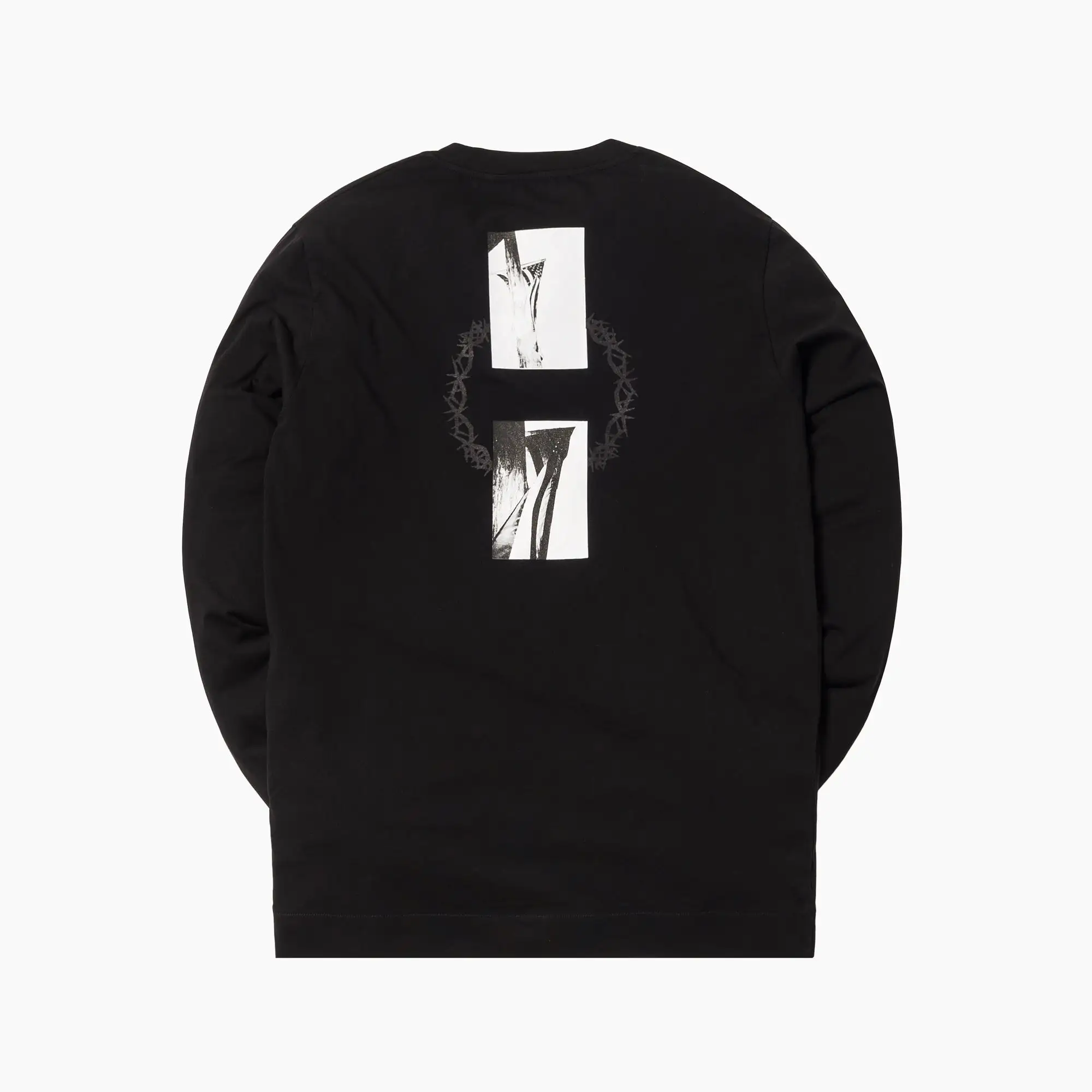 1017 ALYX 9SM Flag In Thorn L/S Tee - Black