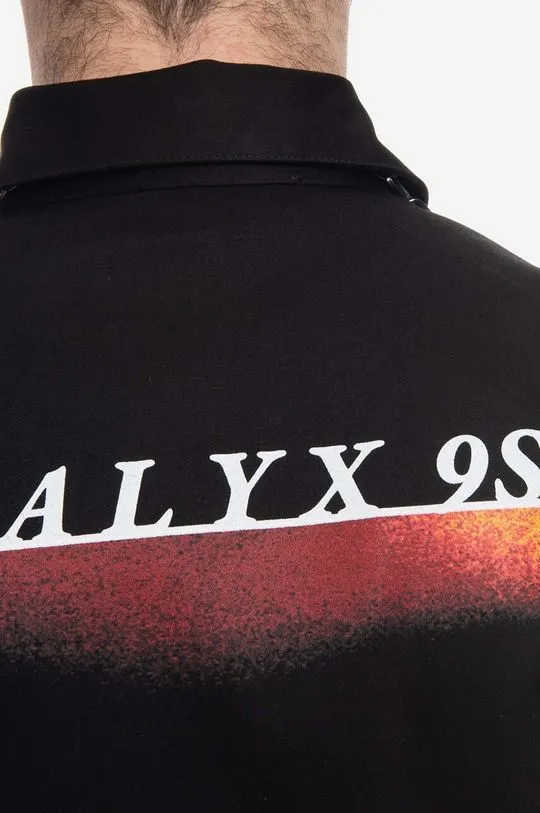 1017 ALYX 9SM jacket Printed Long Sleeve men's black color