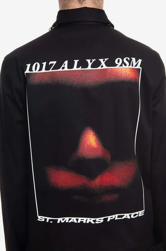 1017 ALYX 9SM jacket Printed Long Sleeve men's black color