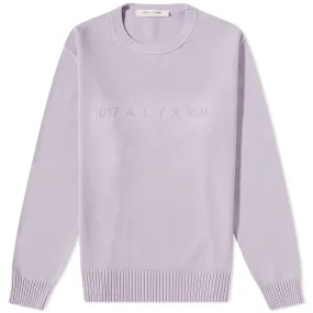 1017 ALYX 9SM Logo Crew KnitLilac