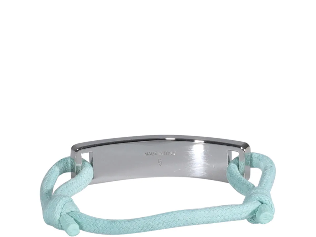 1017 ALYX 9SM Logo-Plaque Knot Detailed Bracelet