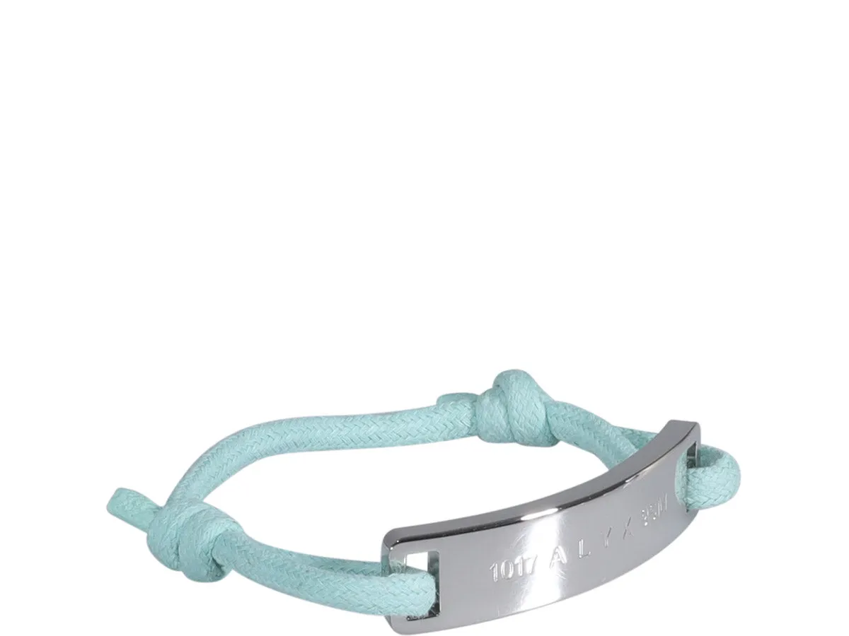 1017 ALYX 9SM Logo-Plaque Knot Detailed Bracelet