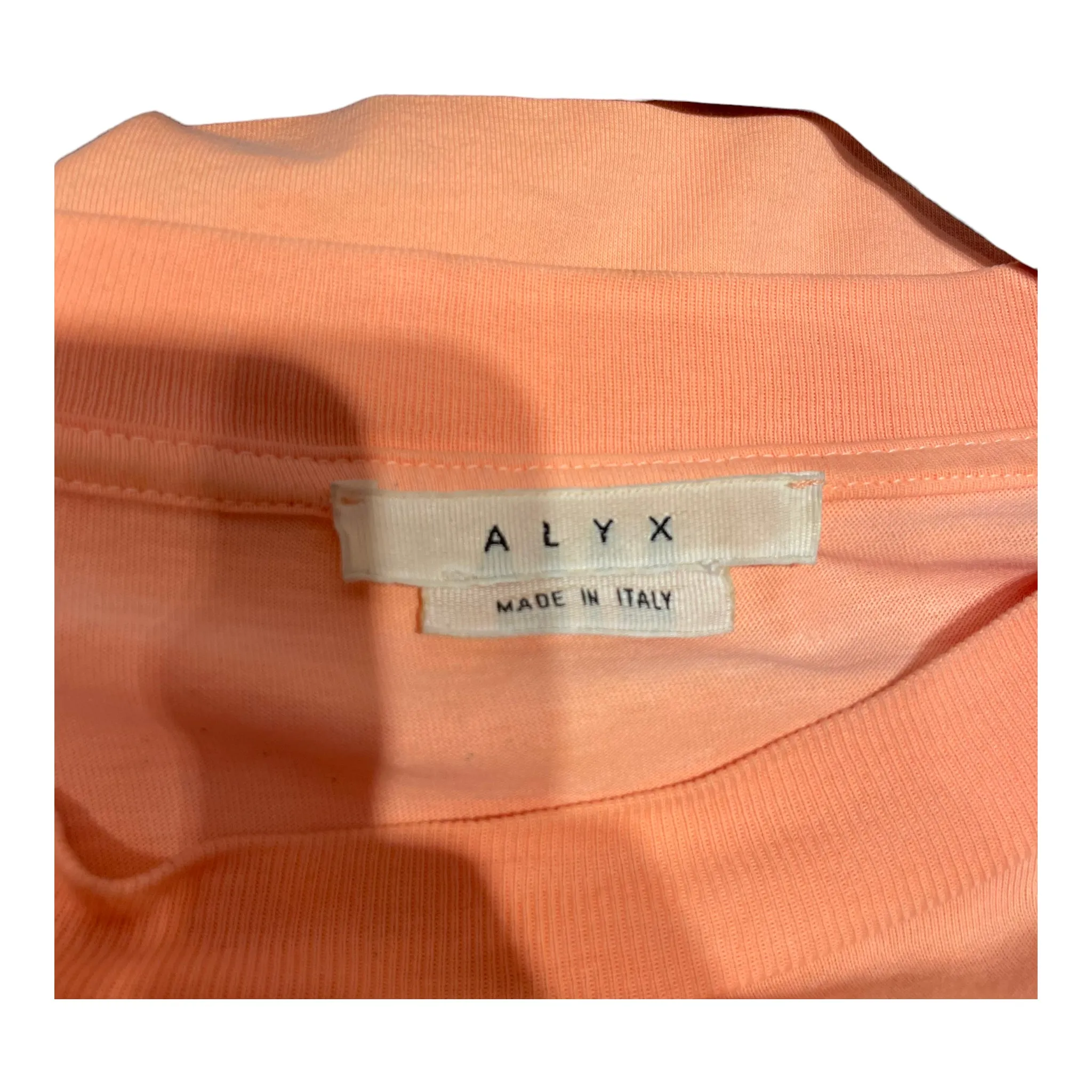 1017 ALYX 9SM(ALYX)///LS T-Shirt/--/Cotton/PNK//Graphic/M [Designers] Essentials/