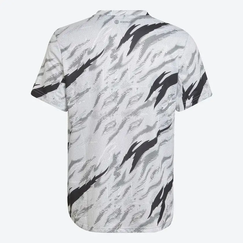 Adidas D4S Aop Boys Tee -White/Black