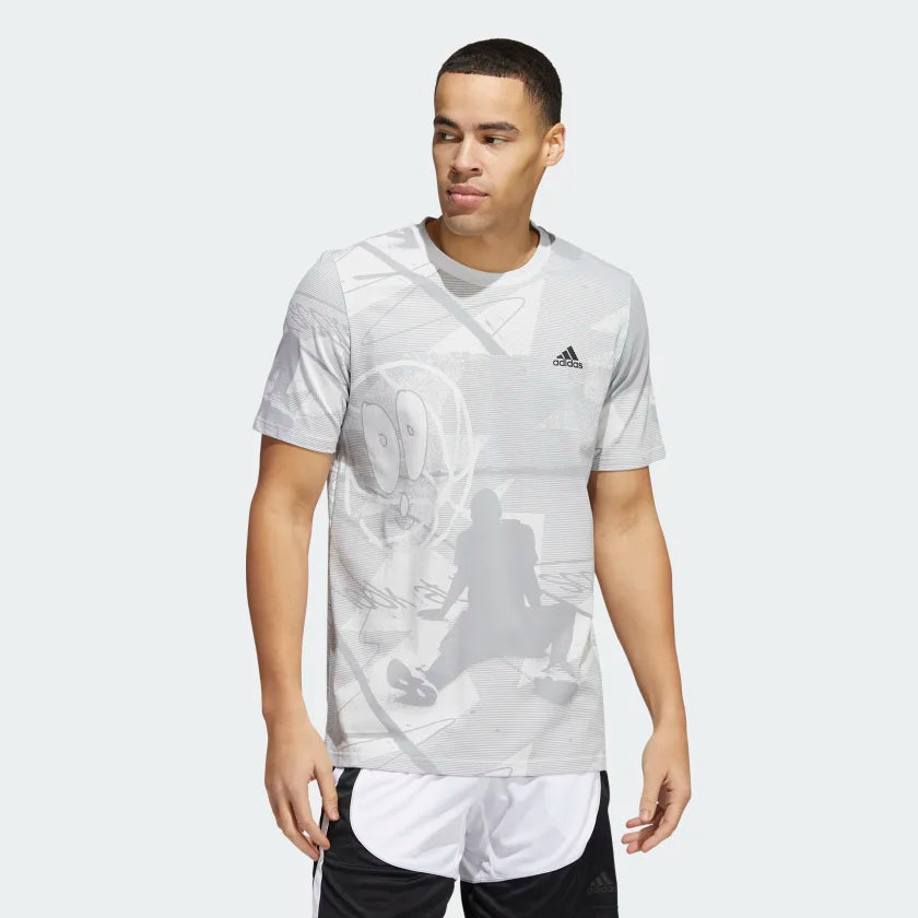 ADIDAS Ignite Allover Print Graphic Tee