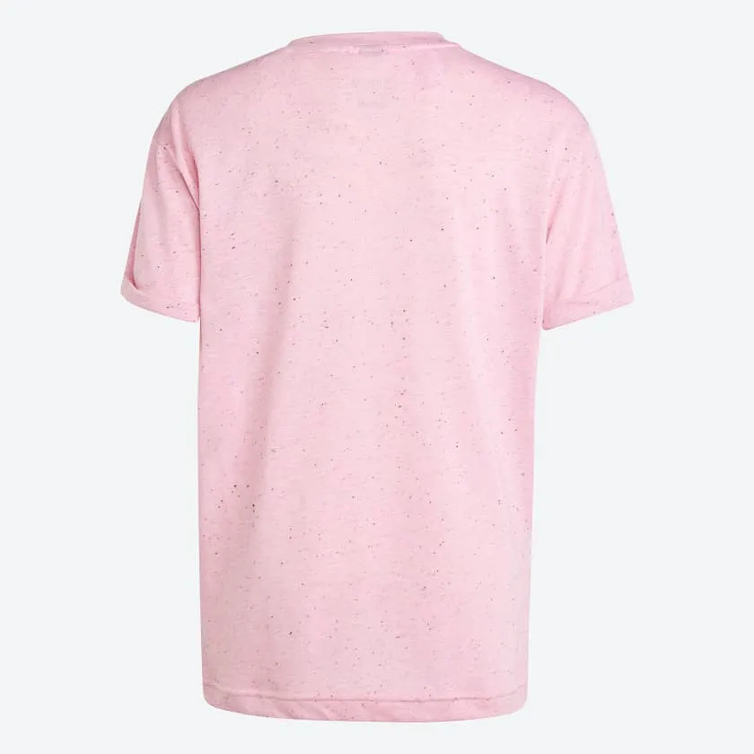 ADIDAS JUNIOR FUTURE ICONS WINNERS PINK TEE