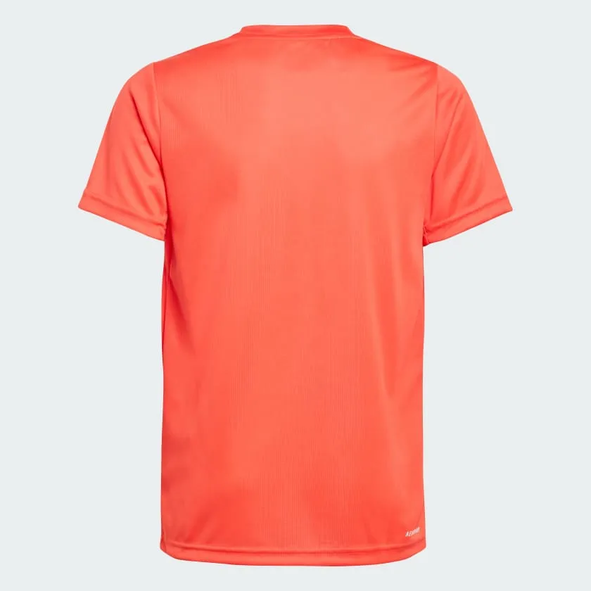 ADIDAS JUNIOR TR LOGO RED TEE