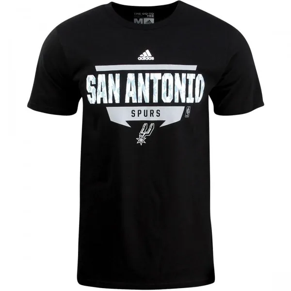 Adidas Men NBA Spurs Go To Tee (black)