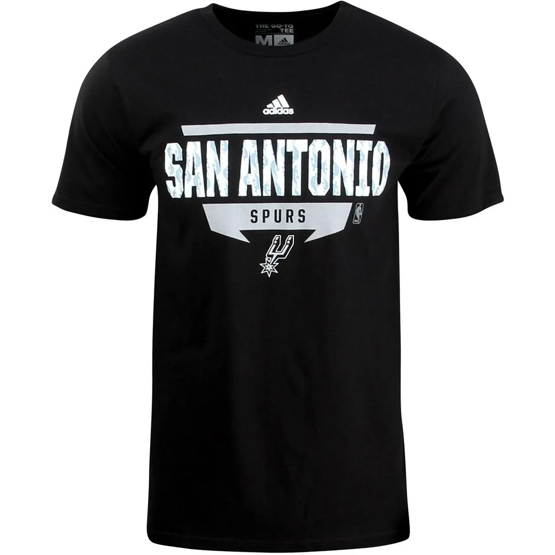 Adidas Men NBA Spurs Go To Tee (black)