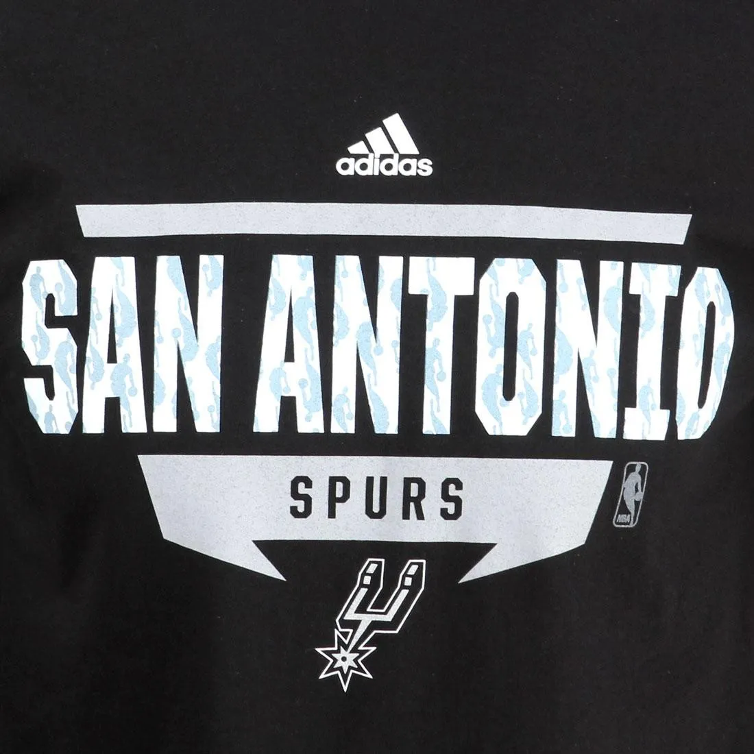 Adidas Men NBA Spurs Go To Tee (black)