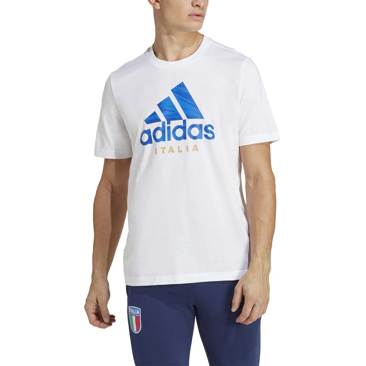 adidas Men's Italy 2023 DNA Graphic Tee | HT2178