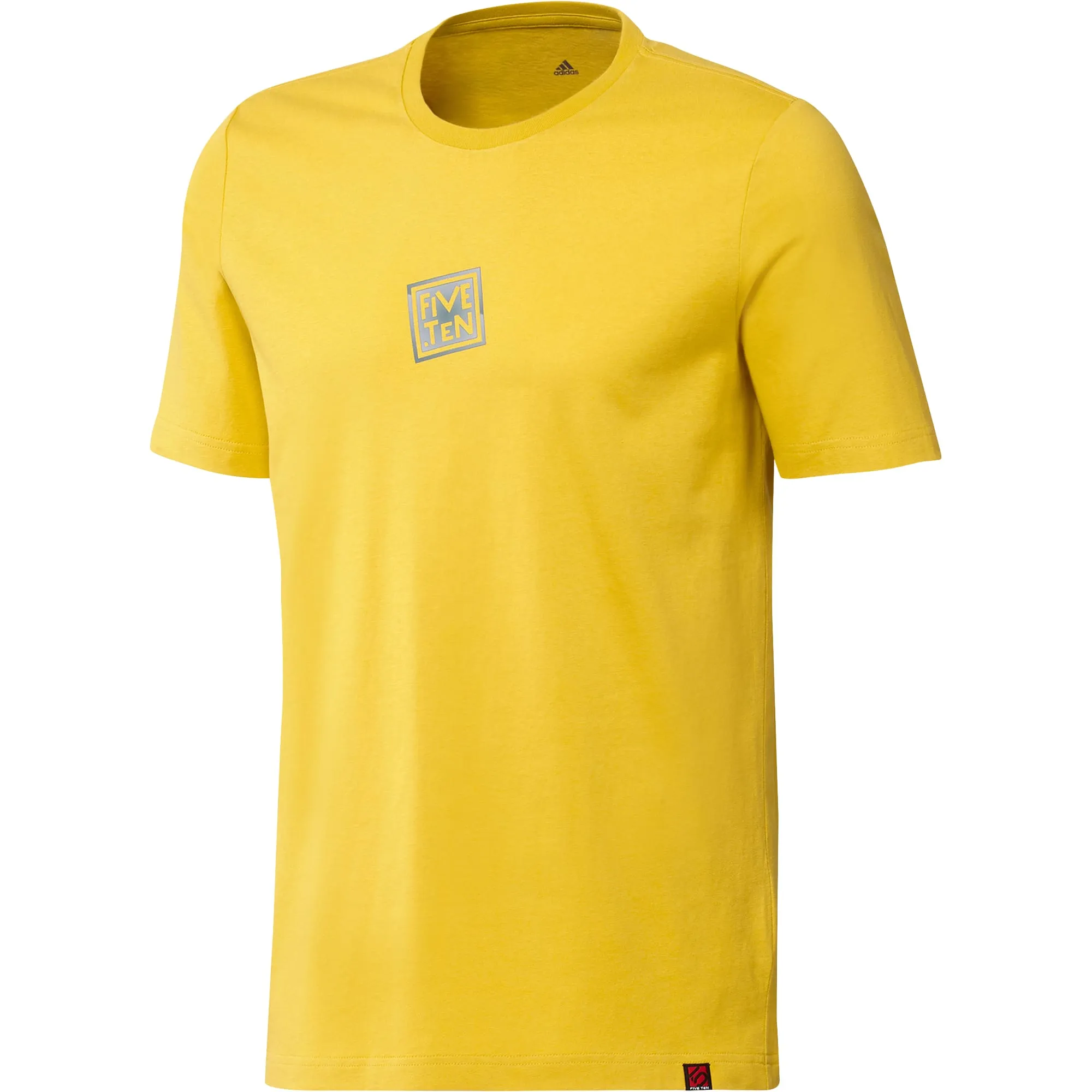 Adidas Men's 5.10 Heritage Logo Tee Hazy Yellow | Buy Adidas Men's 5.10 Heritage Logo Tee Hazy Yellow here | Outnorth