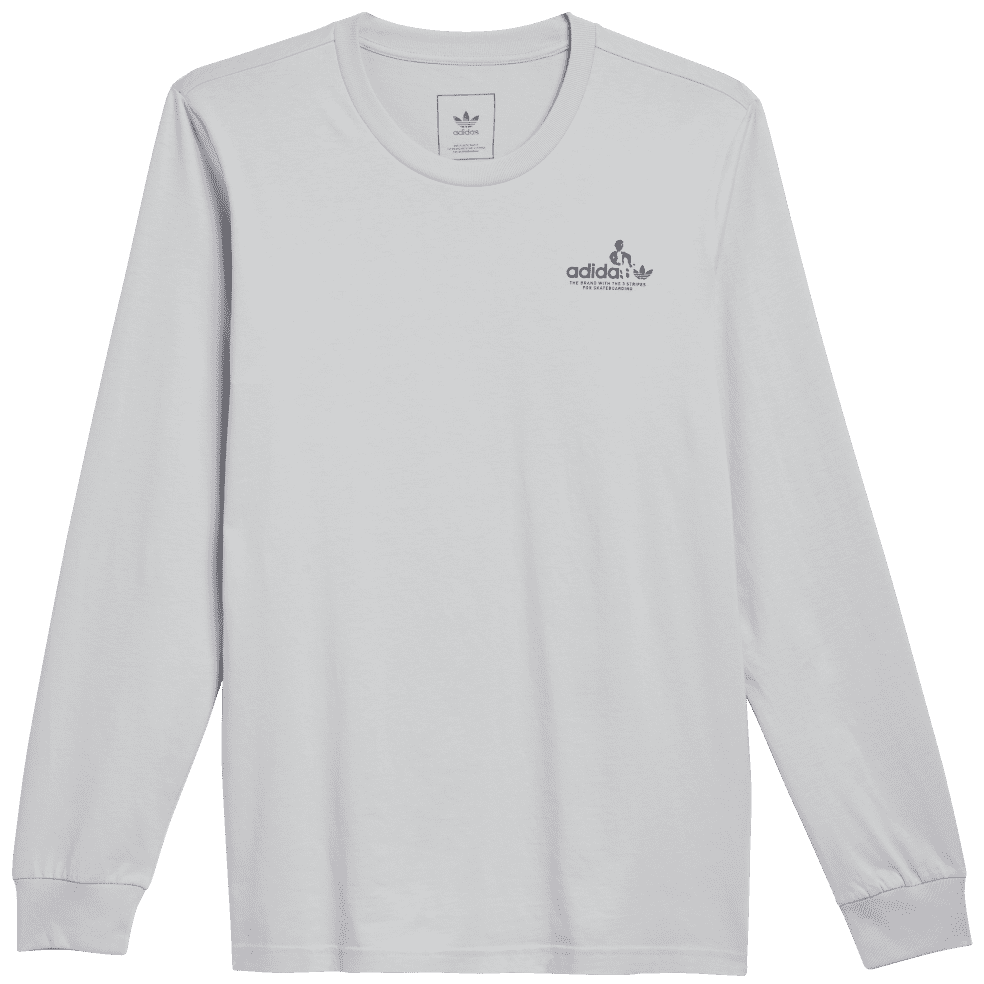 Adidas Mettz The Steps L/S Tee Light Solid Grey