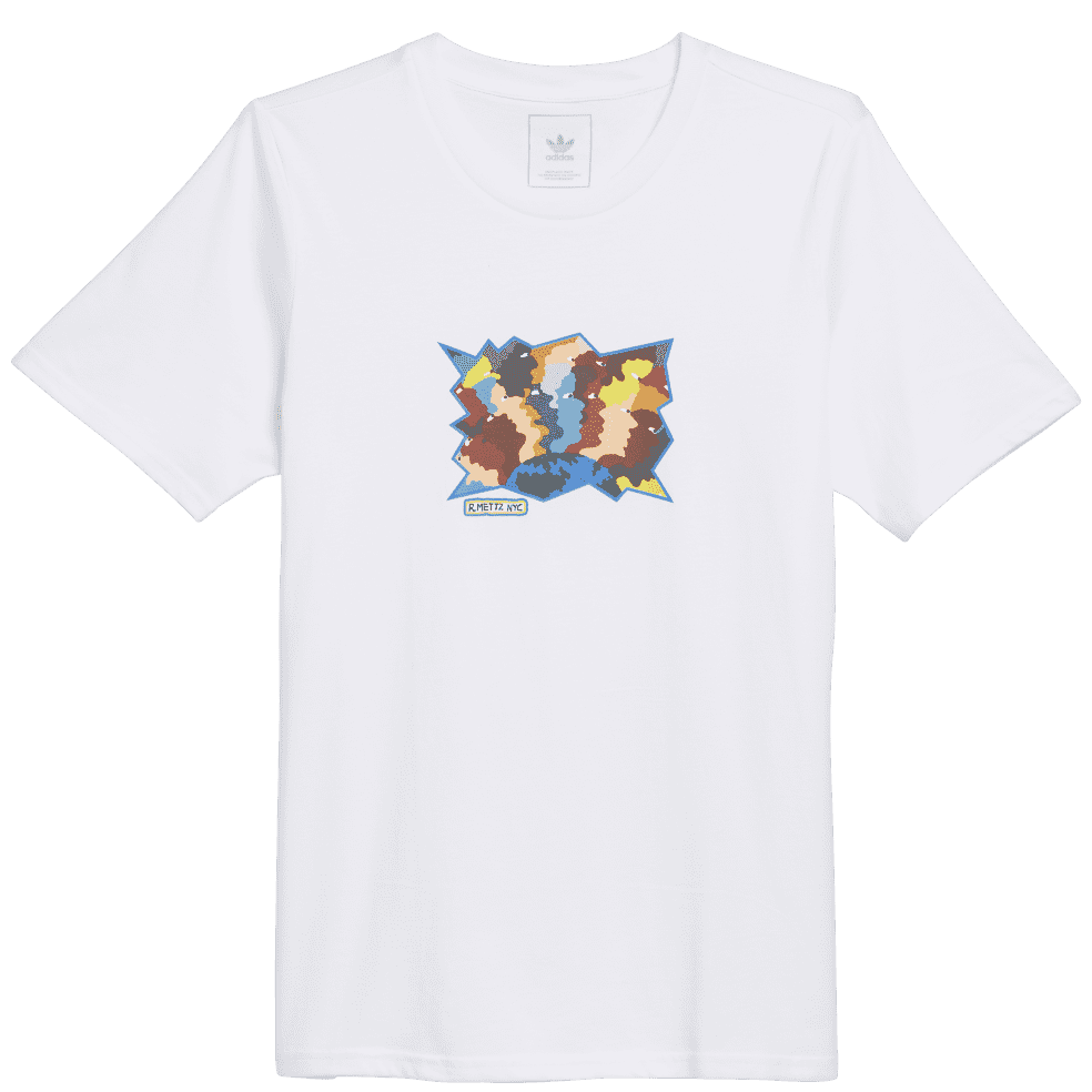 Adidas Mettz World Peeps Tee White