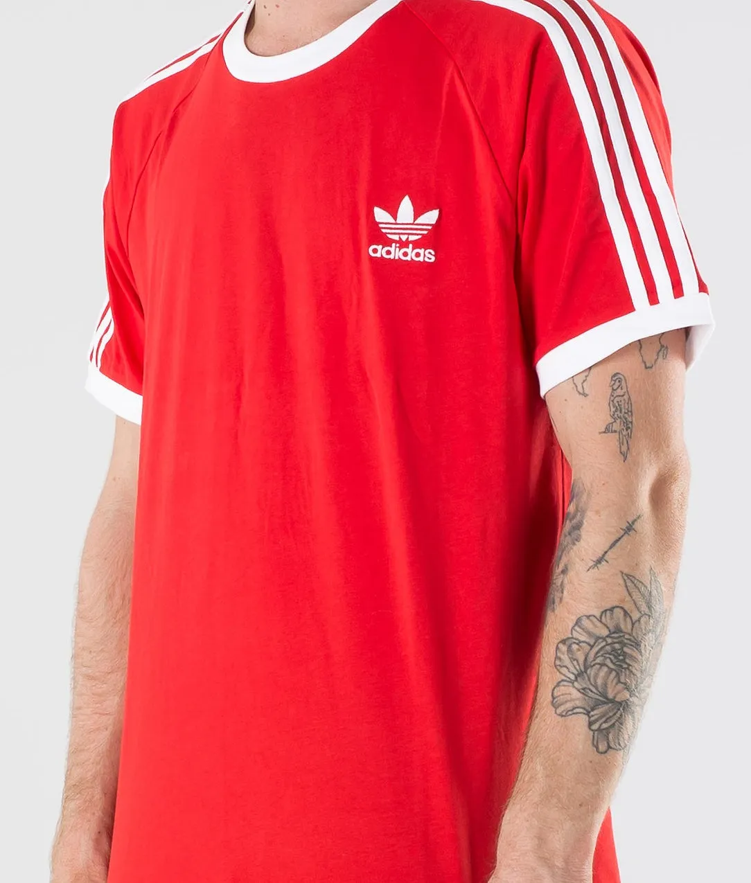 Adidas Original 3-STRIPES TEE Men’s -Original Red