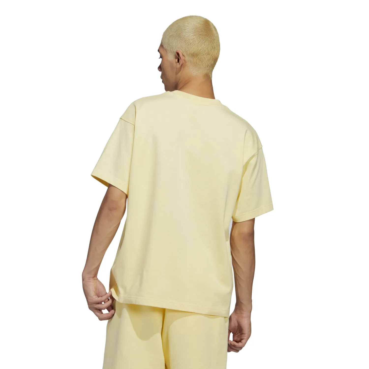 Adidas Originals Unisex PW Pharrell Williams Humanrace Basics Tee Almost Yellow H47003