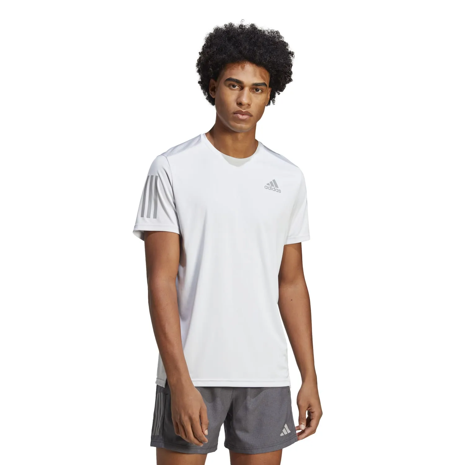 Adidas Running Men Own The Run Tee Grey IC7624