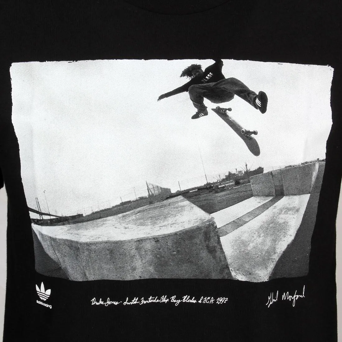 Adidas Skate Men Respect Your Roots Tee - Drake Jones (black)