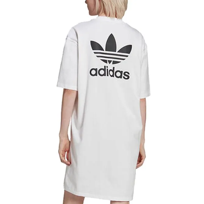 ADIDAS VESTITO TEE DRESS BIANCO HC2034