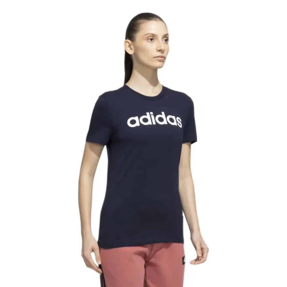 Adidas Women's Linear Tee (Legend Ink/White)