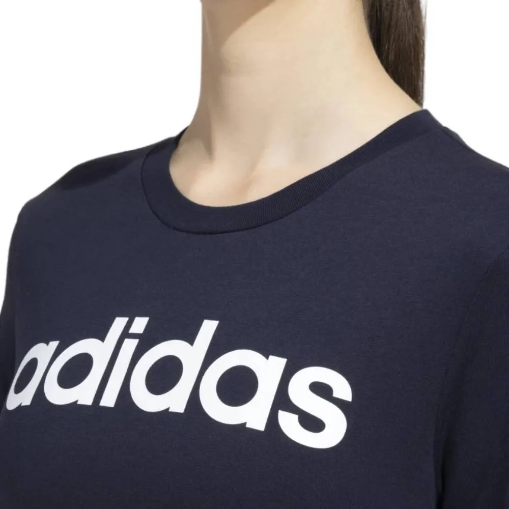 Adidas Women's Linear Tee (Legend Ink/White)