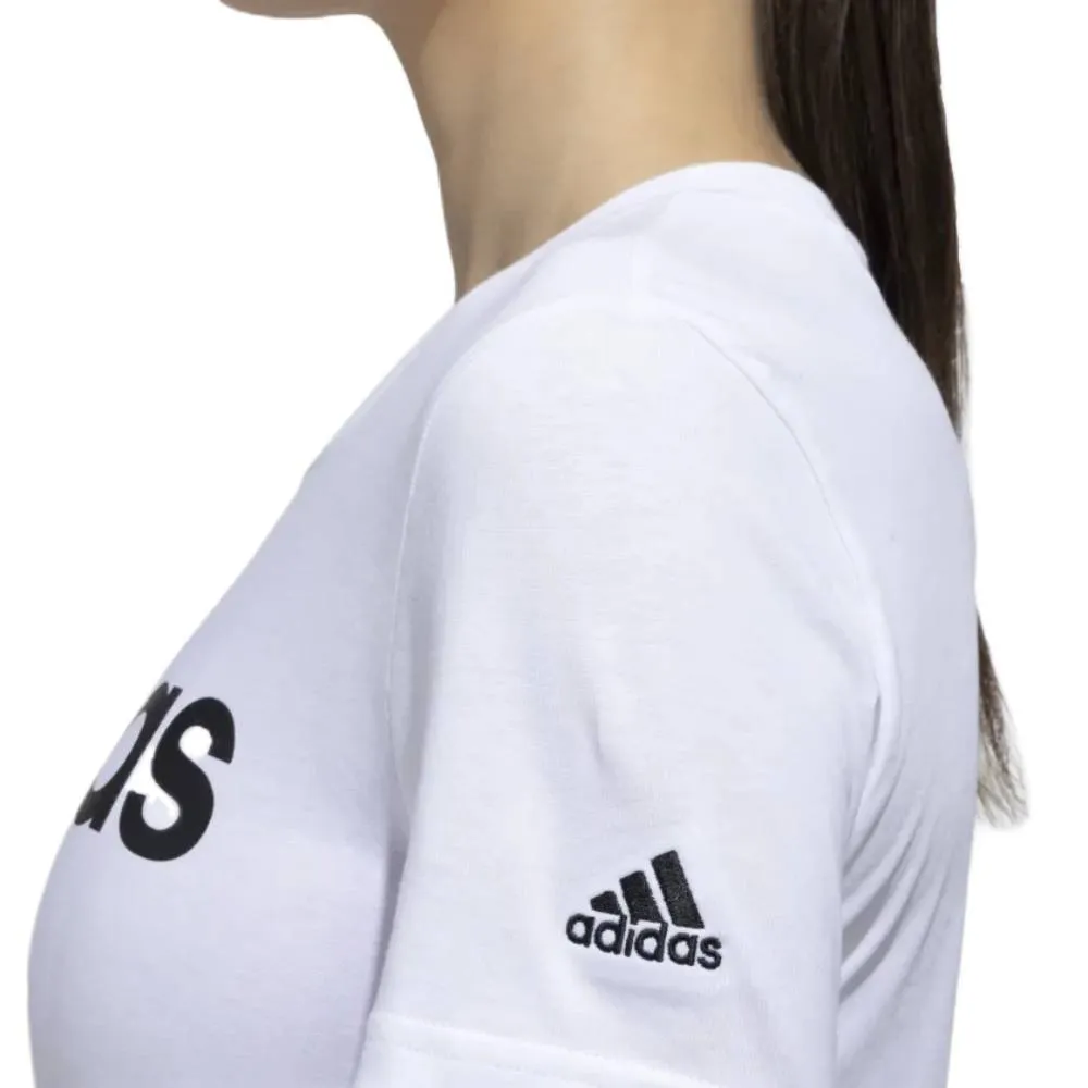 Adidas Women's Linear Tee (White/Black)