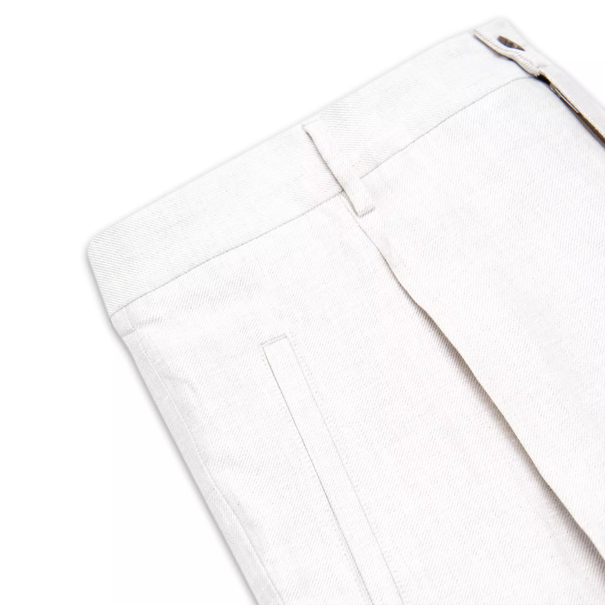 Alain Ceremony Pleated Chino Pants Twill Linen