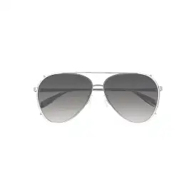 Alexander Mcqueen Grey Silver Metal Sunglasses