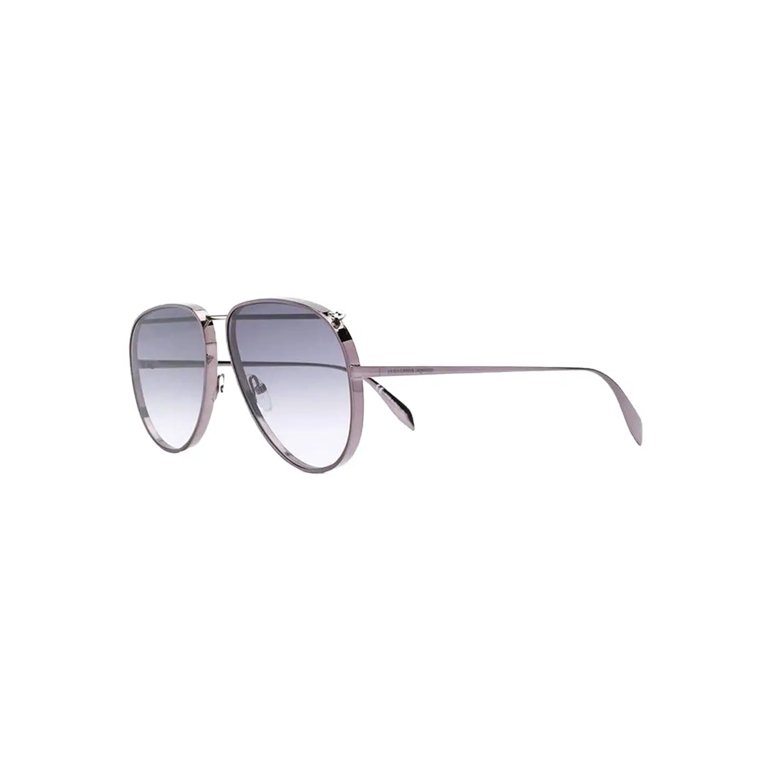 Alexander Mcqueen Pilot Metal Grey Sunglasses