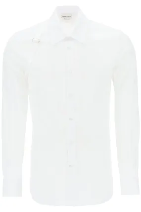 Alexander Mcqueen stretch cotton harness shirt