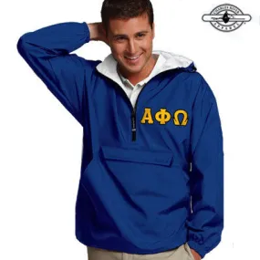 Alpha Phi Omega Pullover Jacket - Charles River 9905 - TWILL