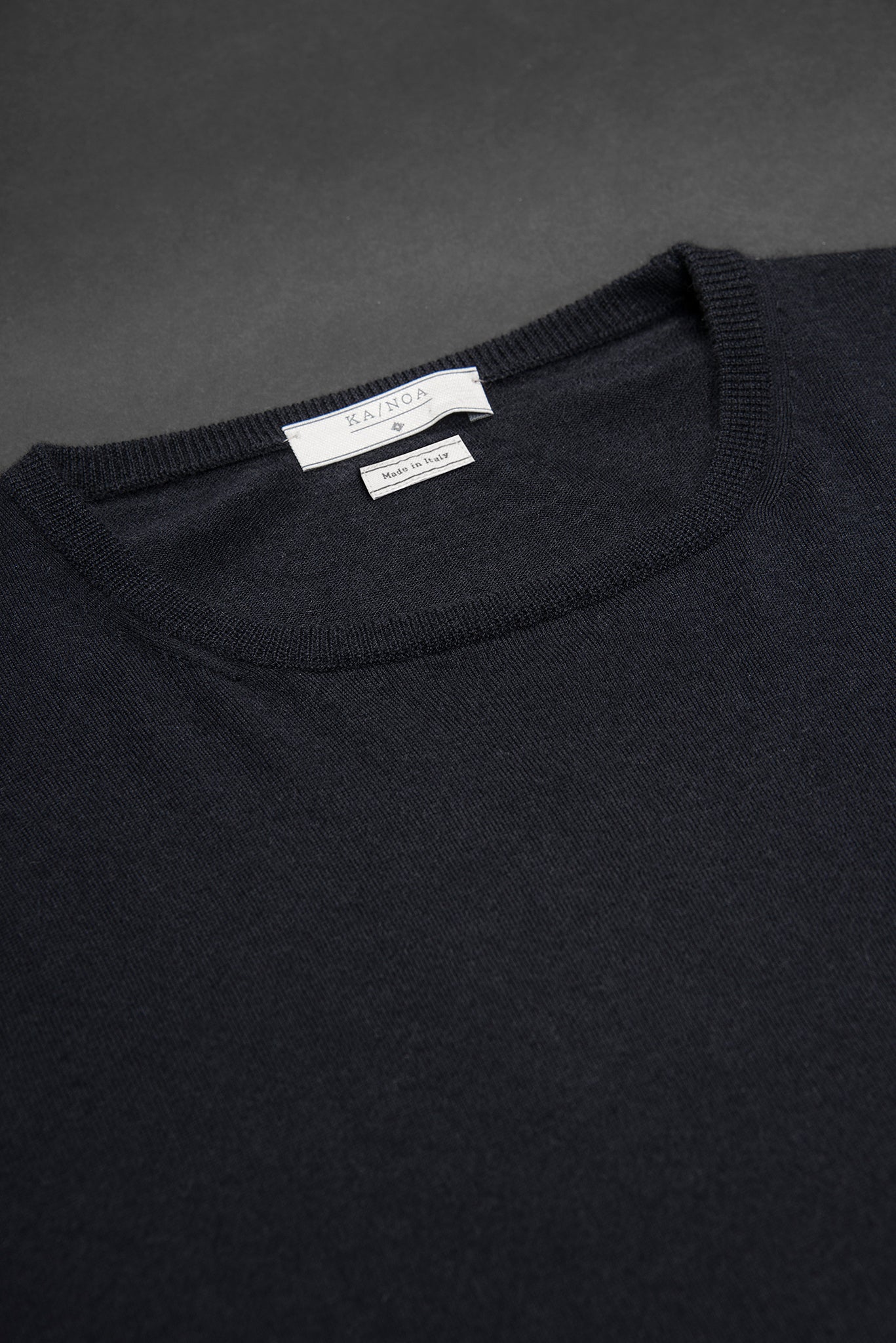 Anaclet crew-neck jumper (merino / dark blue)