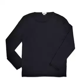 Andreieu crew-neck jumper Superfine Merino Wool (Dark Blue)