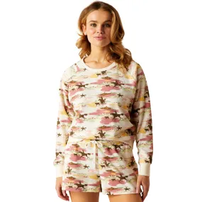 Ariat Womens Hawaiian Print Long Sleeve Shirt