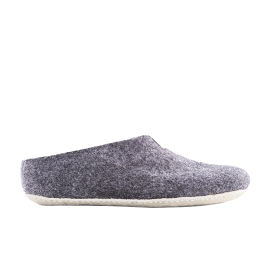 Baabuk Mel Wool Slippers Dark Grey