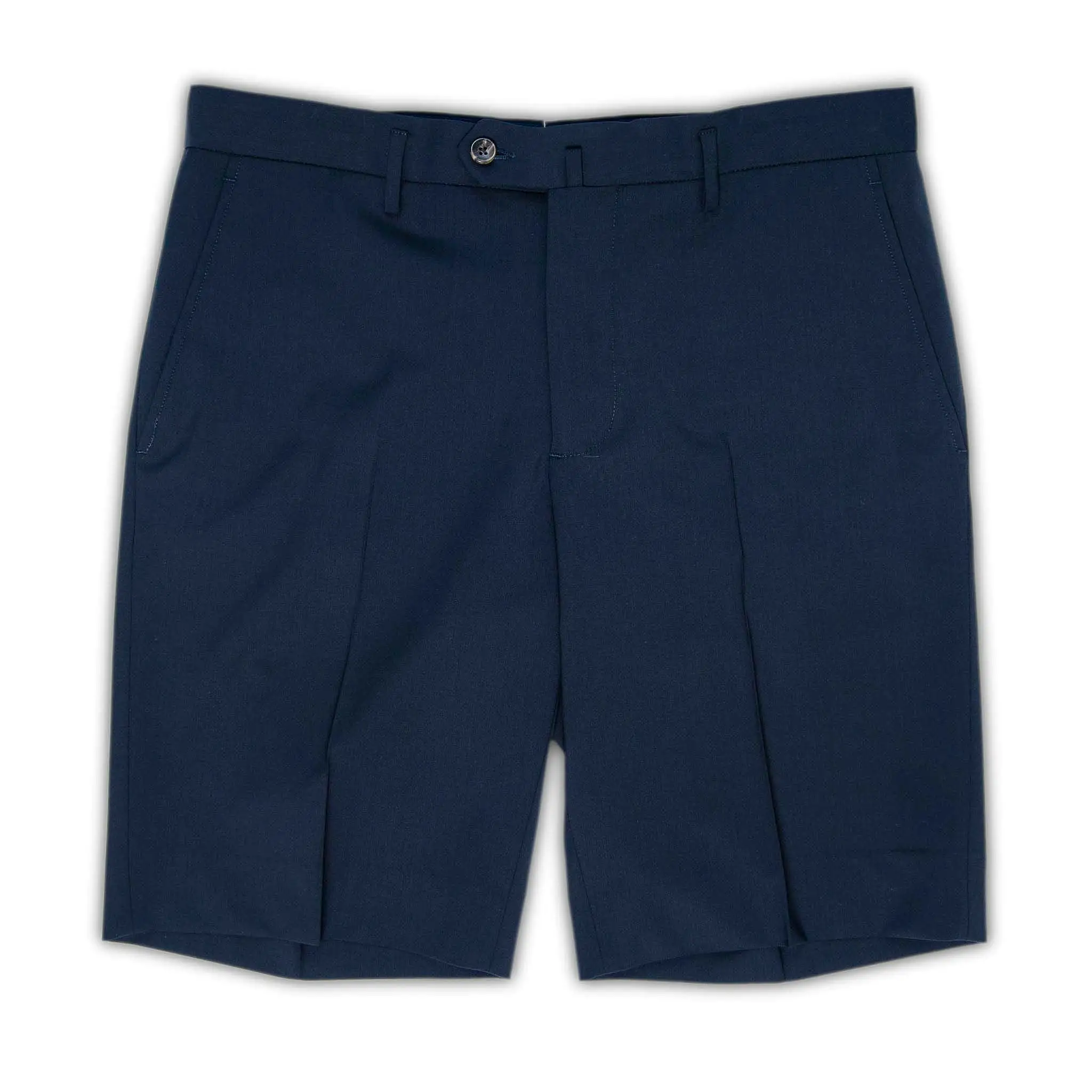 Bazile Non Folded Bermuda stretch light wool (dark blue)