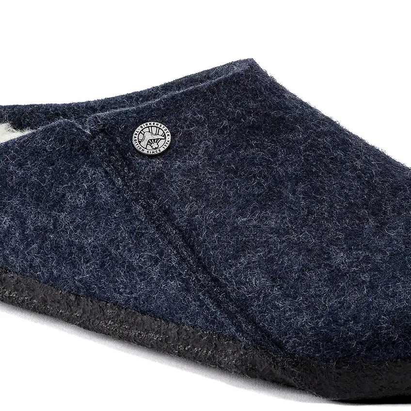 Birkenstock Men's Zermatt Shearling Wool Felt (Dark Blue - Regular Fit)