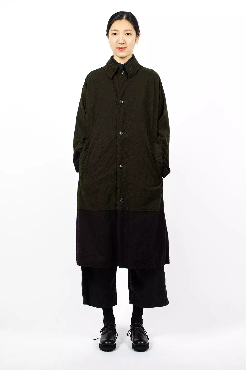 Bobi Coat Dark Khaki/Navy