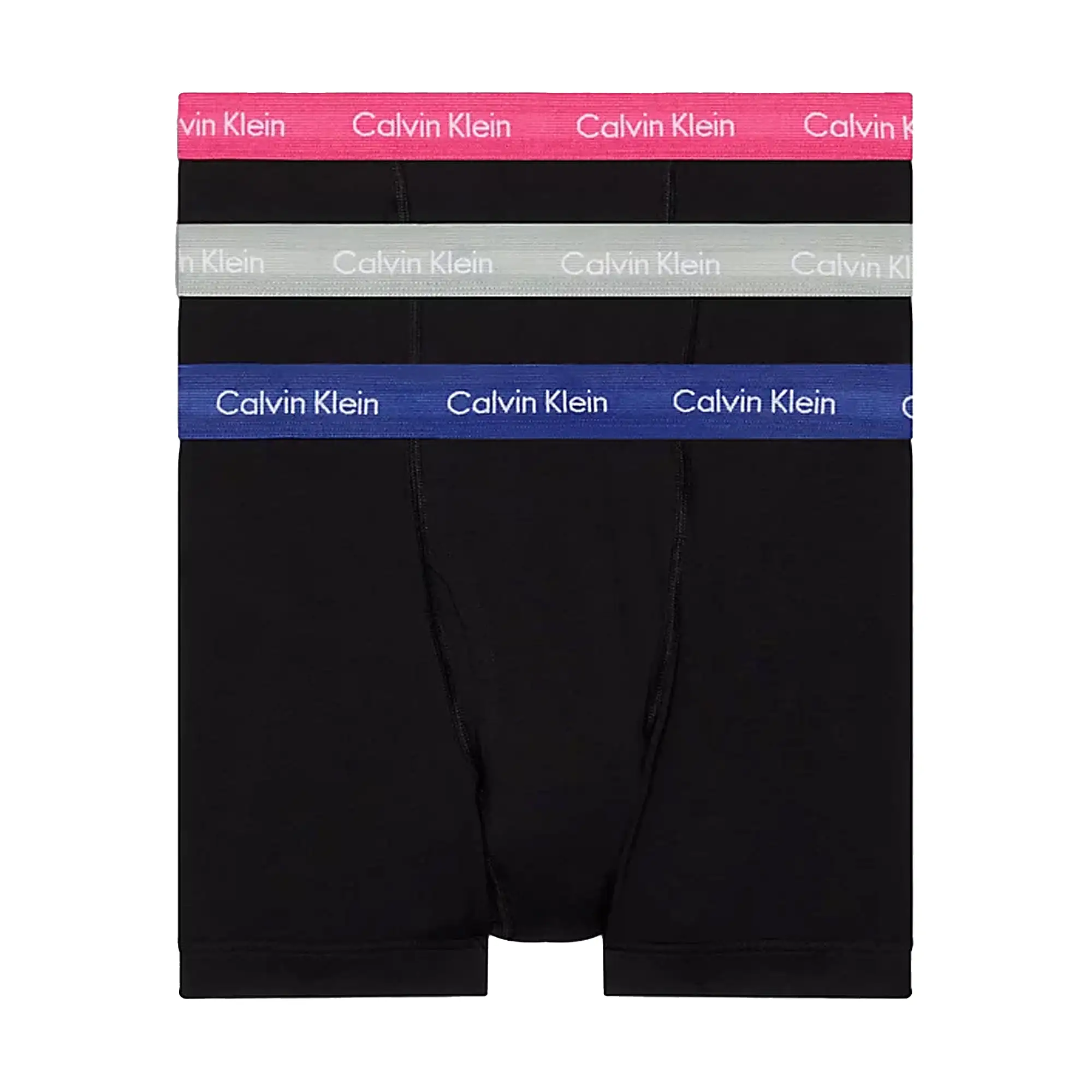 Calvin Klein Cotton Stretch Trunks - Hideaway Blue/Griffin/Wild Flowers