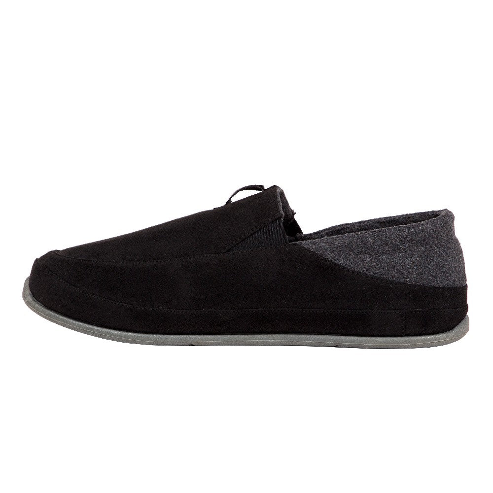 Campo Unisex Slipper in Black/Dark Grey