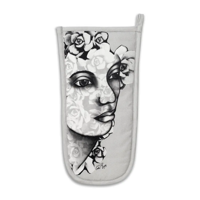 Carrol Boyes OVEN GLOVE - succulent faces