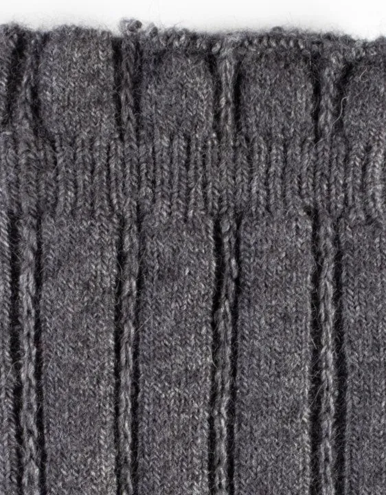 Cette Alpaca Wool Sock 258-12 Dark Grey