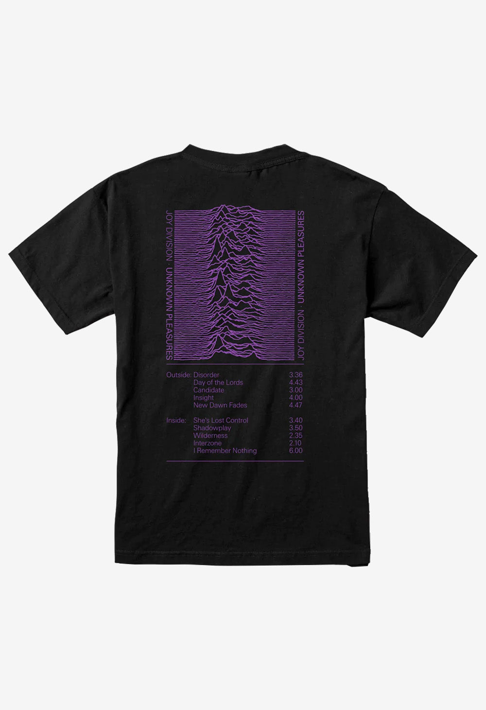 COLOR BARS x Joy Division Unknown Pleasures tee