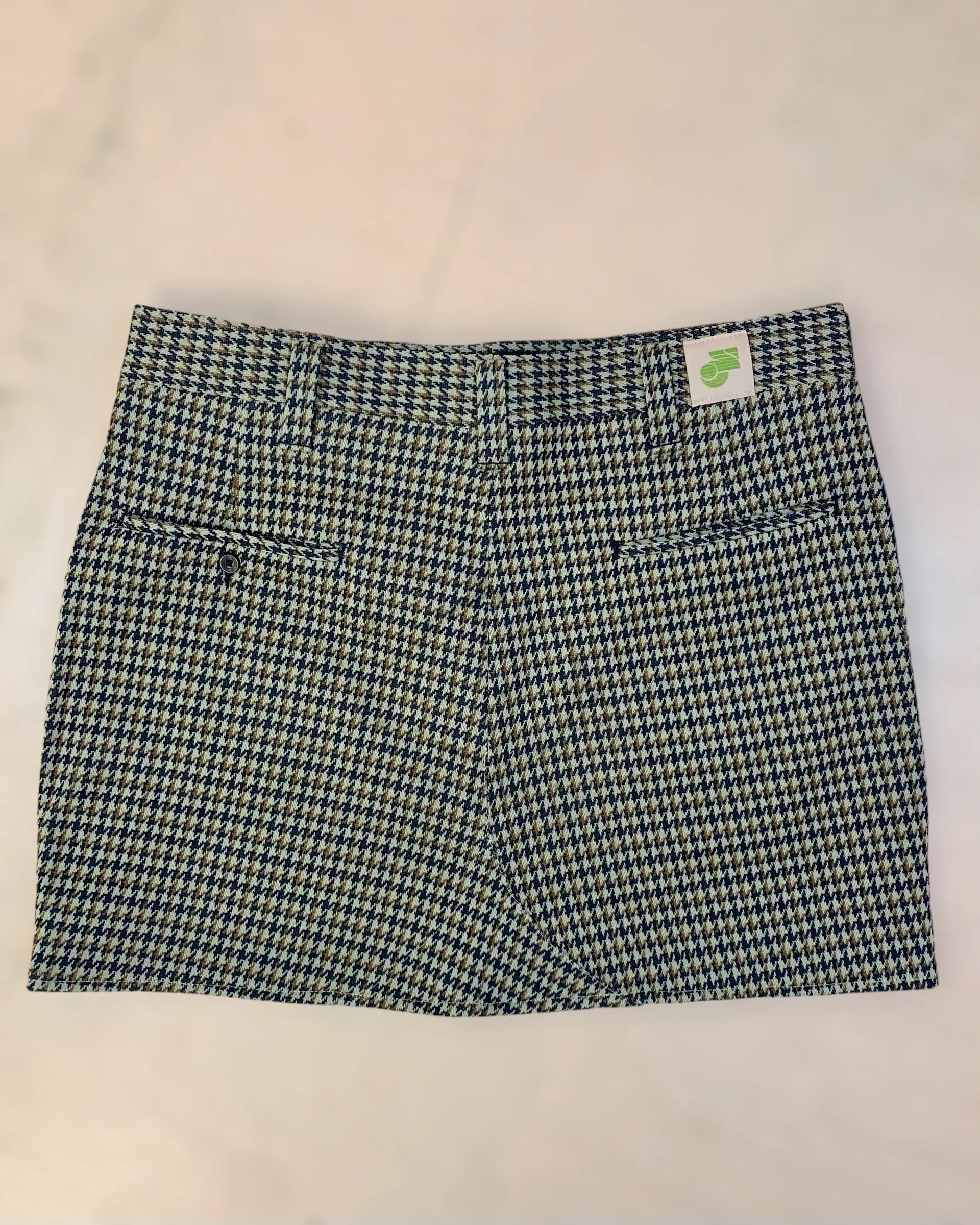 Custom transformed plaid skirt