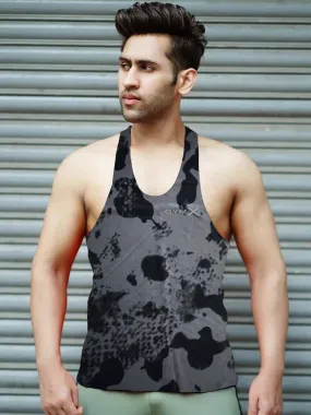 Dark grey pattern Stringer - Sale